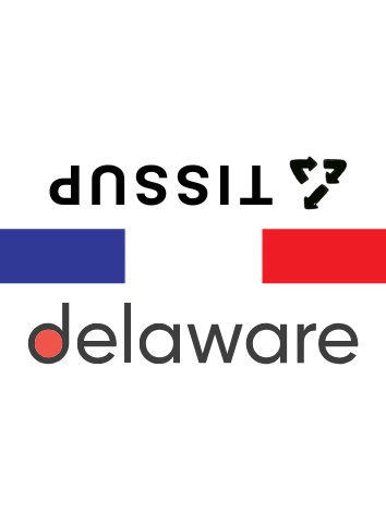 Delaware X TISSUP étiquette