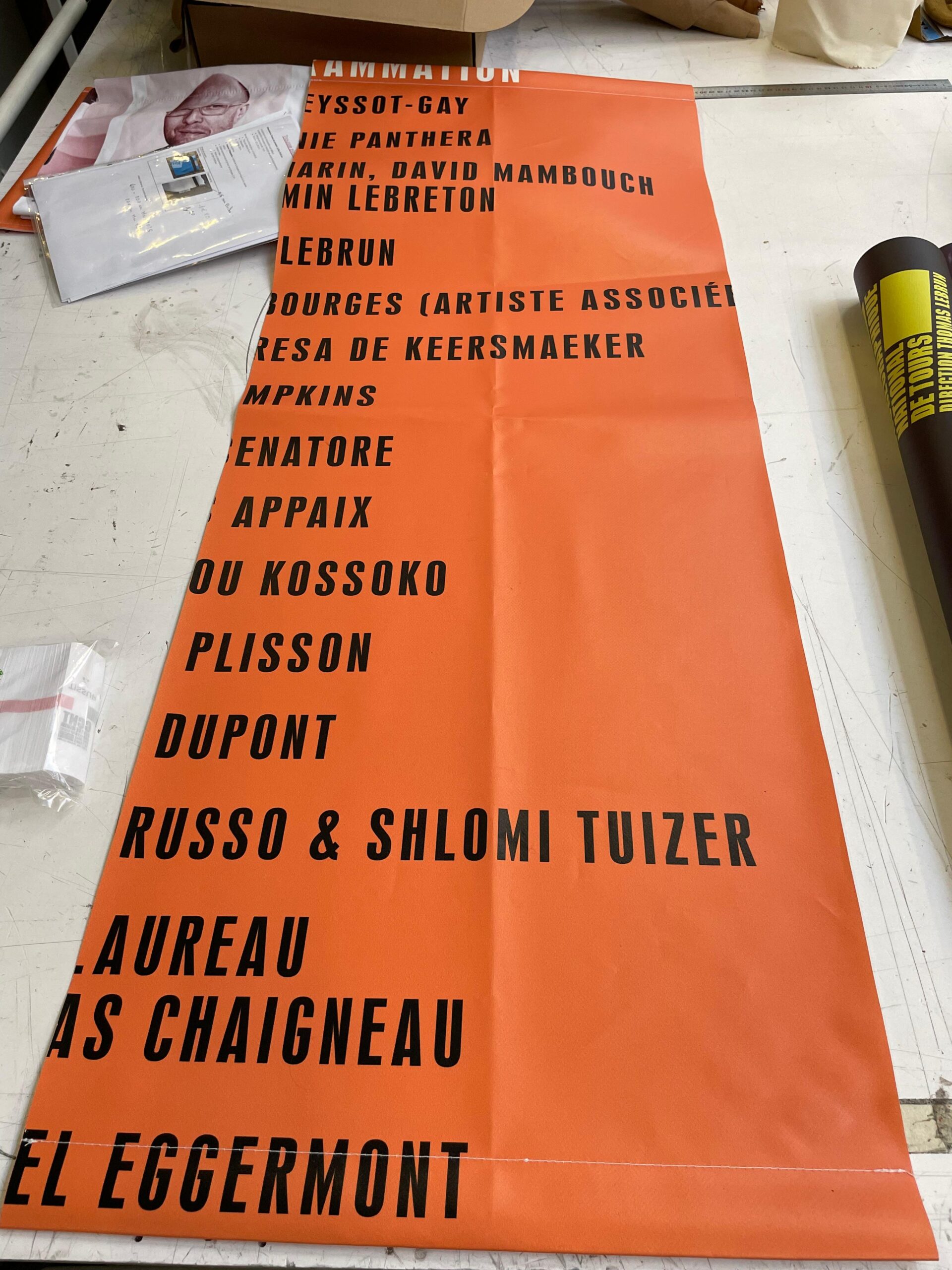 Bâche publicitaire