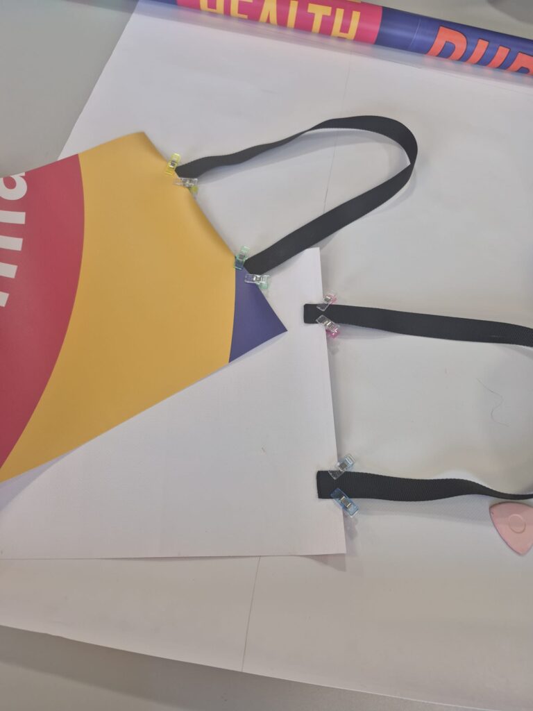 medelys x tissup recyclage kakemono